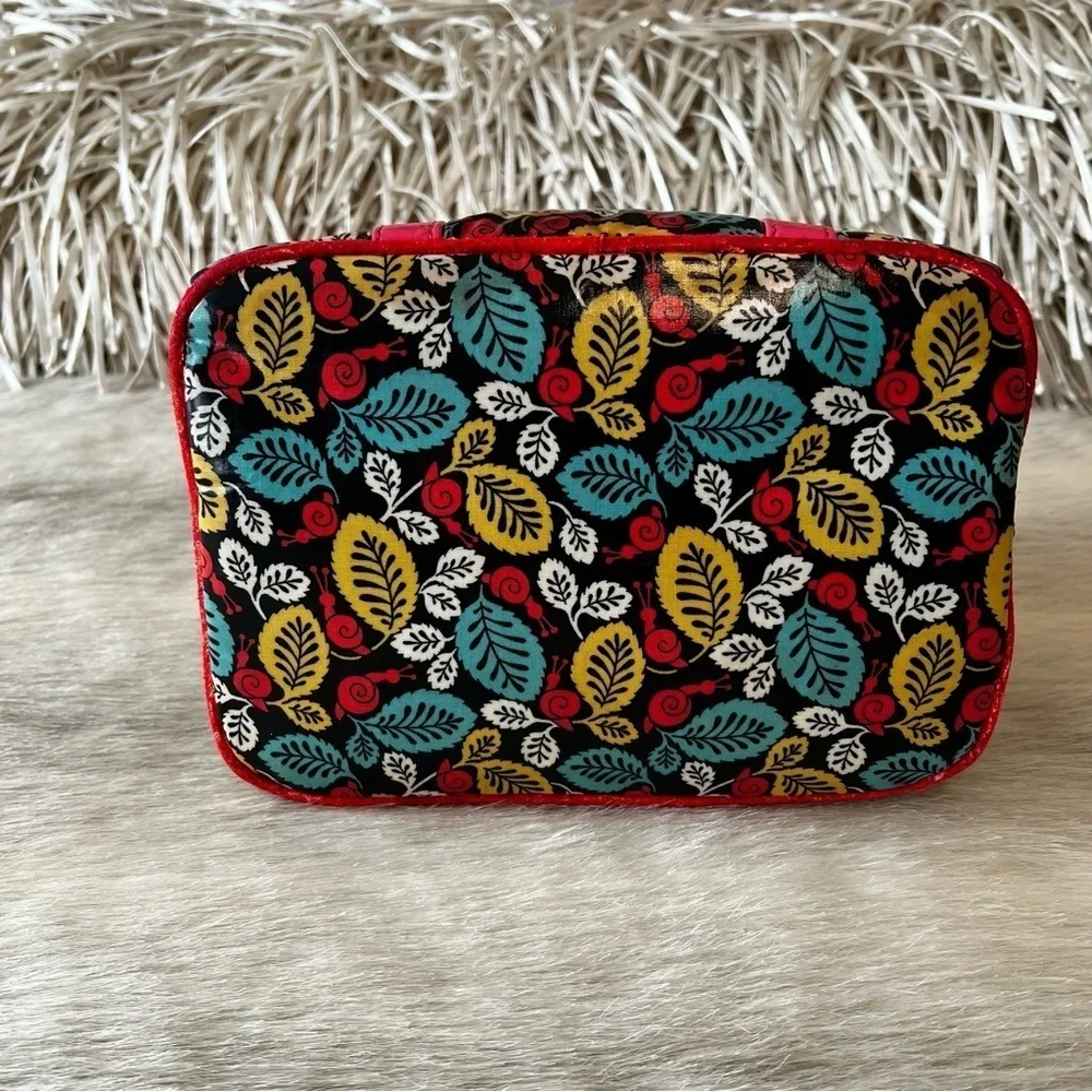 VERA BRADLEY Frills HAPPY SNAILS 2011 Insulated Lunch Bag Box 2 Handles Y2K 70’s